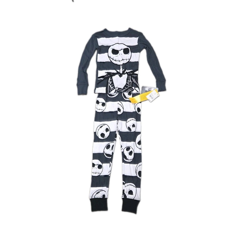 NWT Disney The Nightmare Before Christmas Jack Skellington Pajama Set Kids 4
